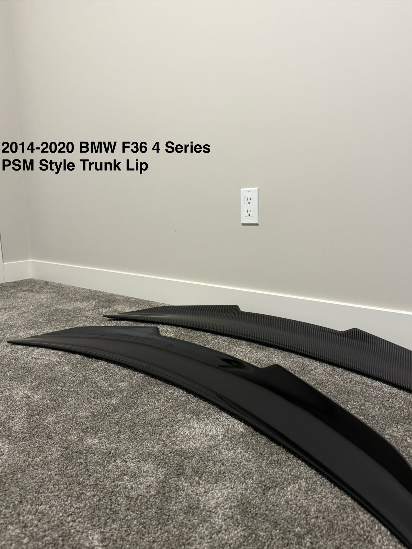 BMW F36 PSM Style Trunk Lip